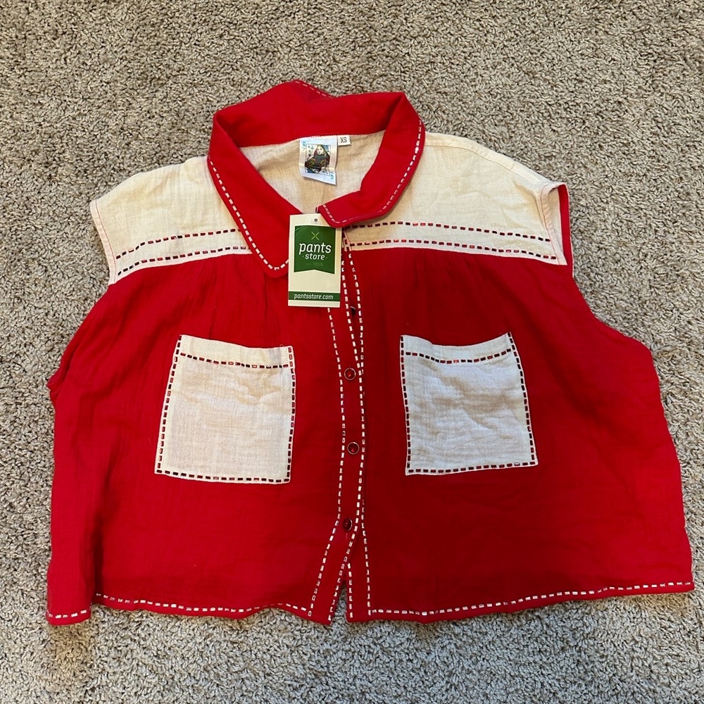 Queen of sparkle Gauze top